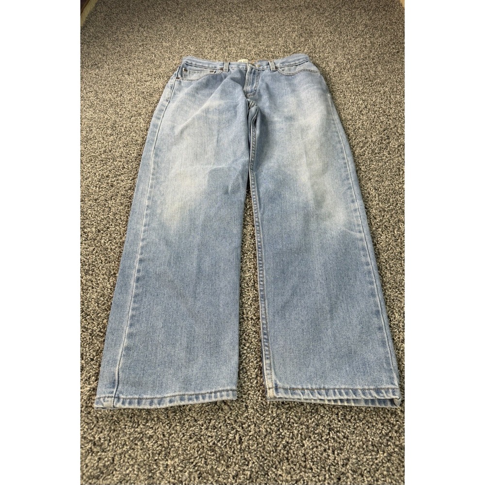 Vintage Y2K Levi's 505 Regular Fit Straight Jeans Men's Size 34X30 Blue